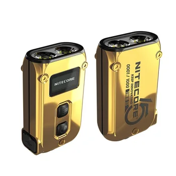 NITECORE TINI2 SS Mini Keychain Lāpas 500LM Limited Edition EDC Uzlādējams kabatas Lukturītis ar Li-ion Akumulatoru, lai Self-defense