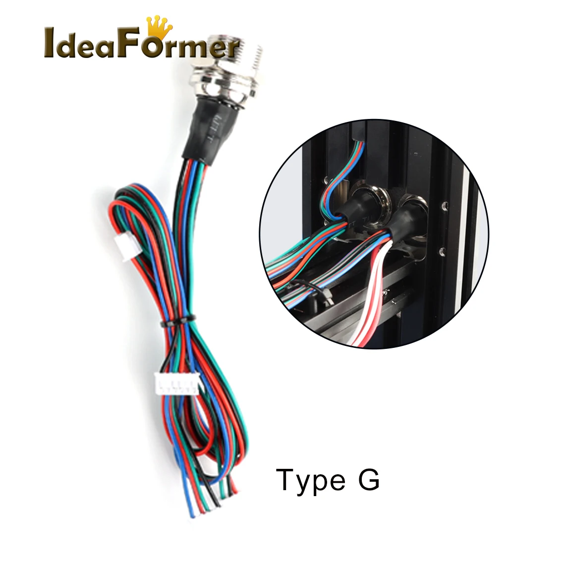 1gb Print Head Cable/Bāzes Līnijas, kas Savieno Vadu 3D Printeri Ideaformer IR3 & IR3 V1 . ' - ' . 2