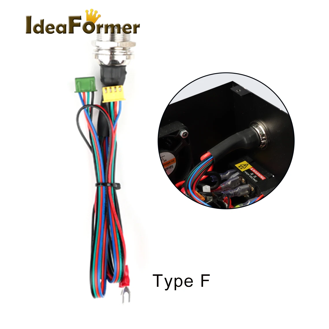 1gb Print Head Cable/Bāzes Līnijas, kas Savieno Vadu 3D Printeri Ideaformer IR3 & IR3 V1 . ' - ' . 4