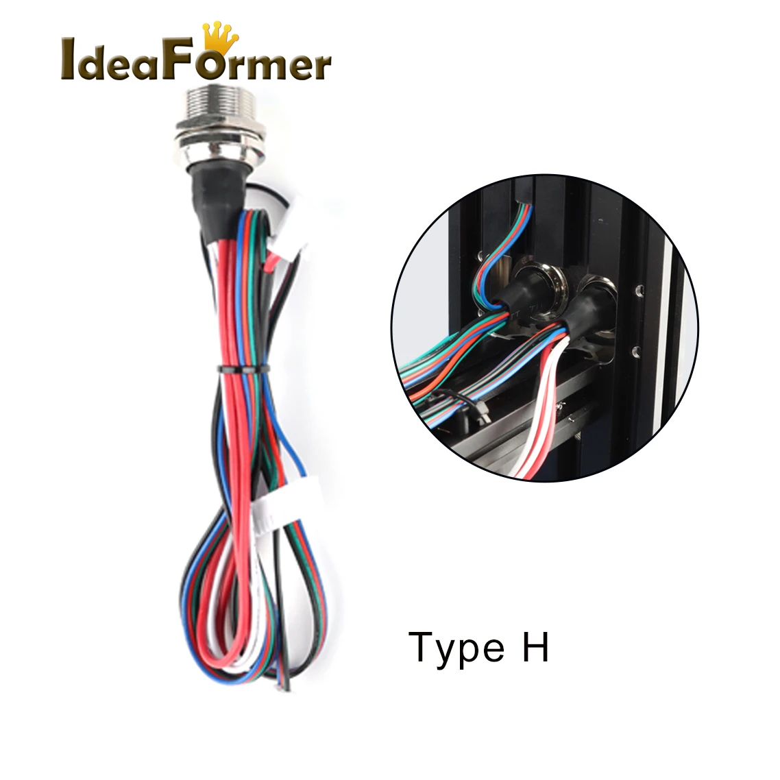 1gb Print Head Cable/Bāzes Līnijas, kas Savieno Vadu 3D Printeri Ideaformer IR3 & IR3 V1 . ' - ' . 5