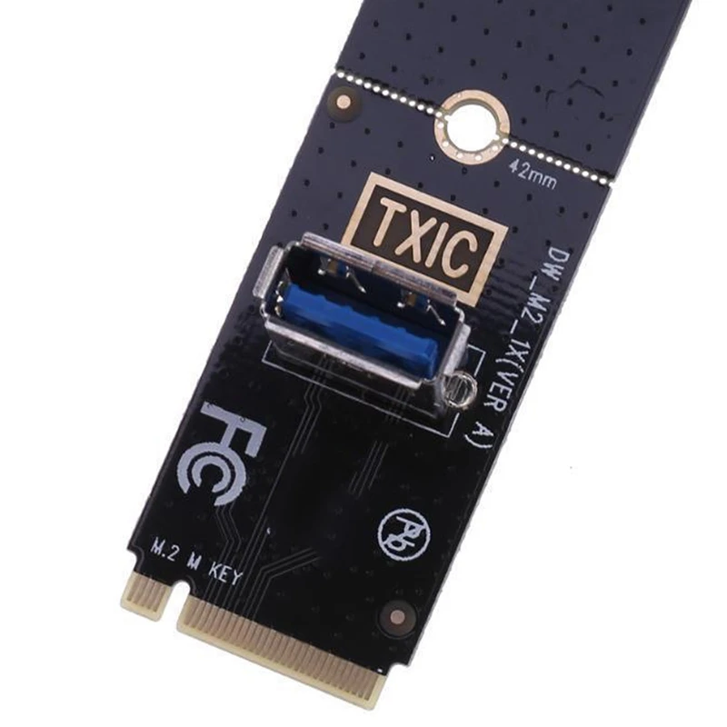 2gab NGFF M. 2 USB3.0 PCI Express Pārveidotāja Adapteris Grafikas Cardextender M2 Uz PCI-E Pcie Nodošanu Ieguves Stāvvadu . ' - ' . 2