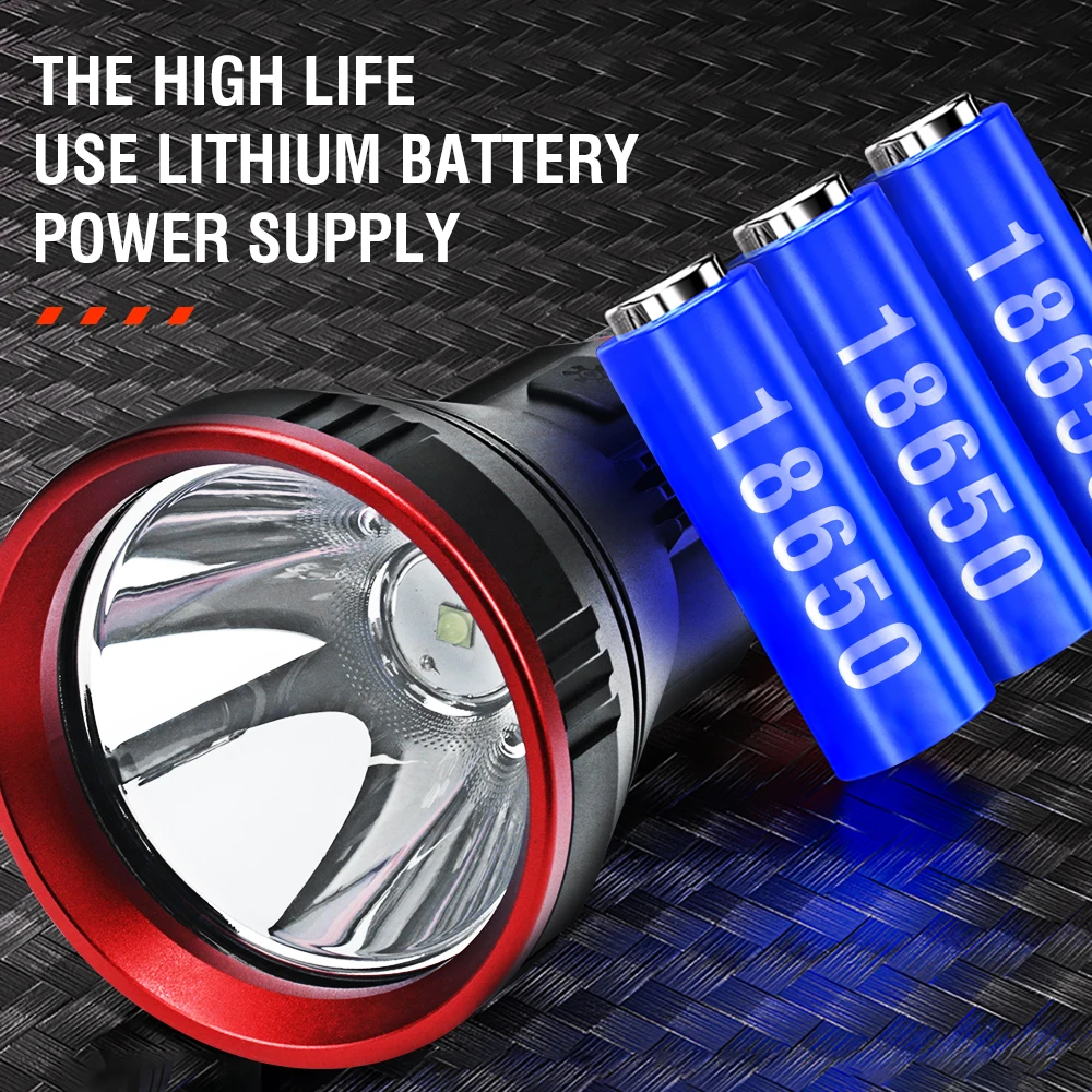 BORUIT High Power LED Zibspuldzi, Super Spilgti Lukturītim 18650 Baterijas Tips-C Uzlādējams kabatas Lukturītis, kas Piemērots Kempings Patruļa . ' - ' . 3