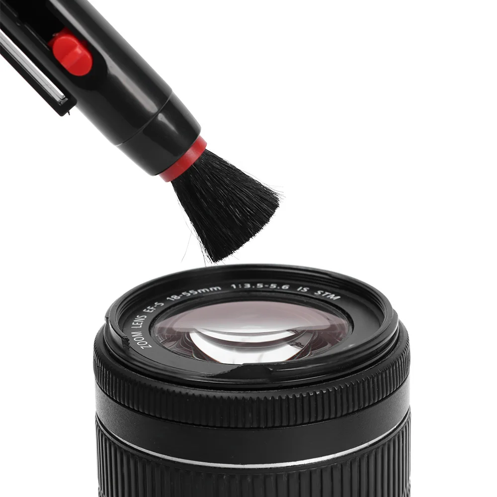 Canon Nikon Sony DSLR, SLR DV Kameras Objektīva Tīrīšanas Pildspalvu Atkārtoti Portatīvo Putekļu Sūcēju Otu Komplekts Retractable Tīrīšanas Suka . ' - ' . 1