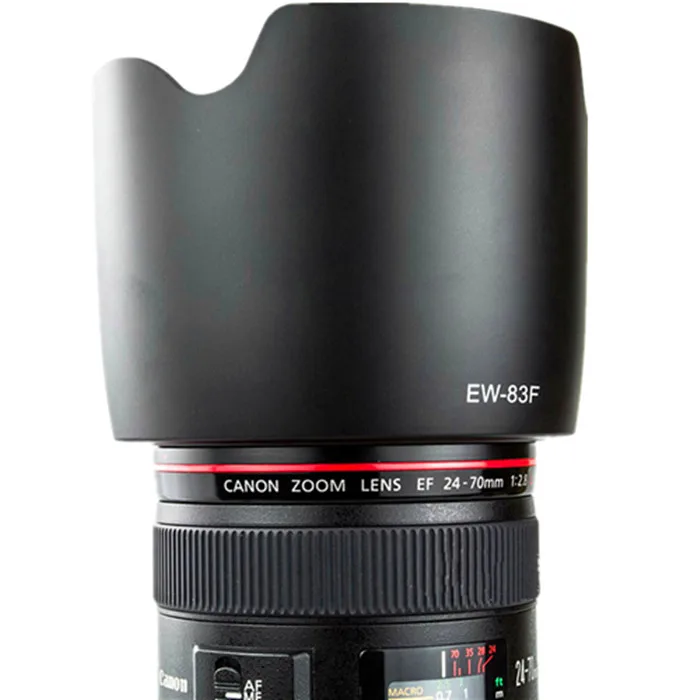 EW-83F 77mm ew 83F EW83F Blendi Bajonetes Fotokameru Lente Piederumi Canon EF 24-70mm f/2.8 L 5D3 5DIII 5D2 5DII 5D 6D . ' - ' . 4