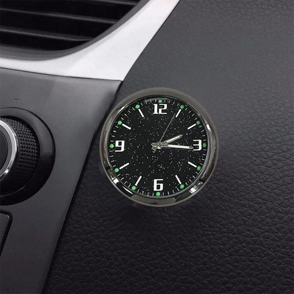 Gaismas Auto Gabarītu Pulkstenis Mini Automašīnu Gaisa Ventilācijas Kvarca Pulkstenis Ar Klipu Gaisa Izplūdes Skatīties Pulksteni Stils Ūdensizturīgs Auto Piekļuves O3Q2 . ' - ' . 4