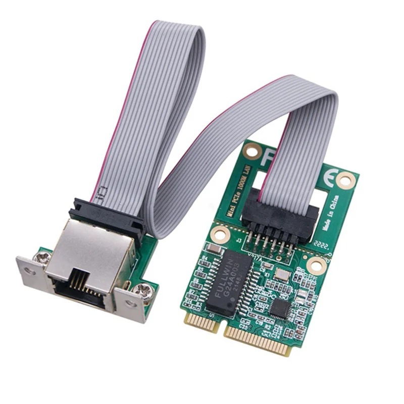 Jauns Mini PCI-E 1000Mbps Tīkla Karte Gigabit Ethernet NIC Adapteris RTL8111F PCI Express 10/100/1000M RJ45 . ' - ' . 0
