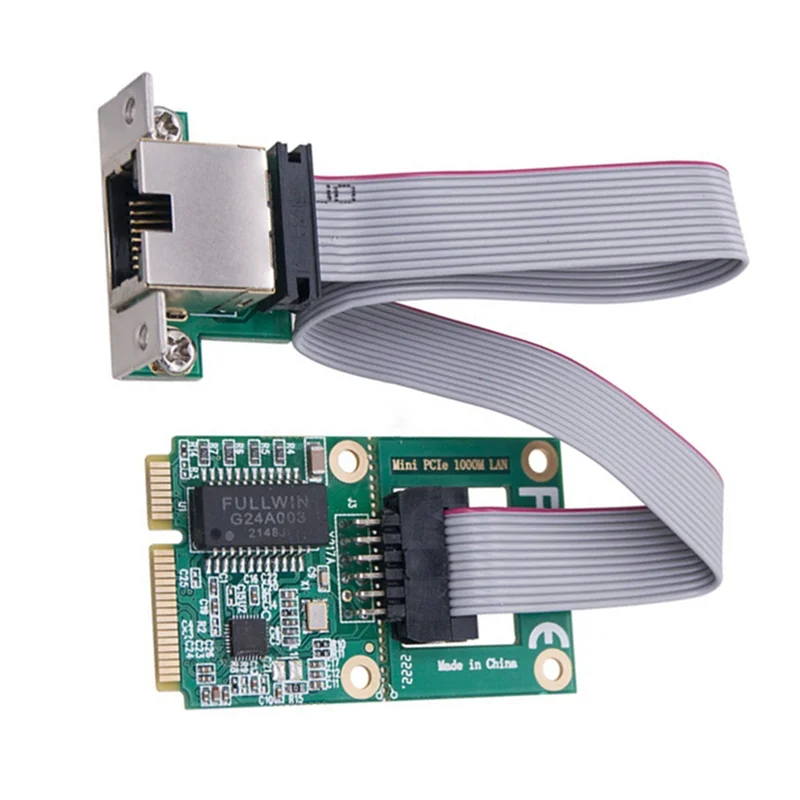 Jauns Mini PCI-E 1000Mbps Tīkla Karte Gigabit Ethernet NIC Adapteris RTL8111F PCI Express 10/100/1000M RJ45 . ' - ' . 5