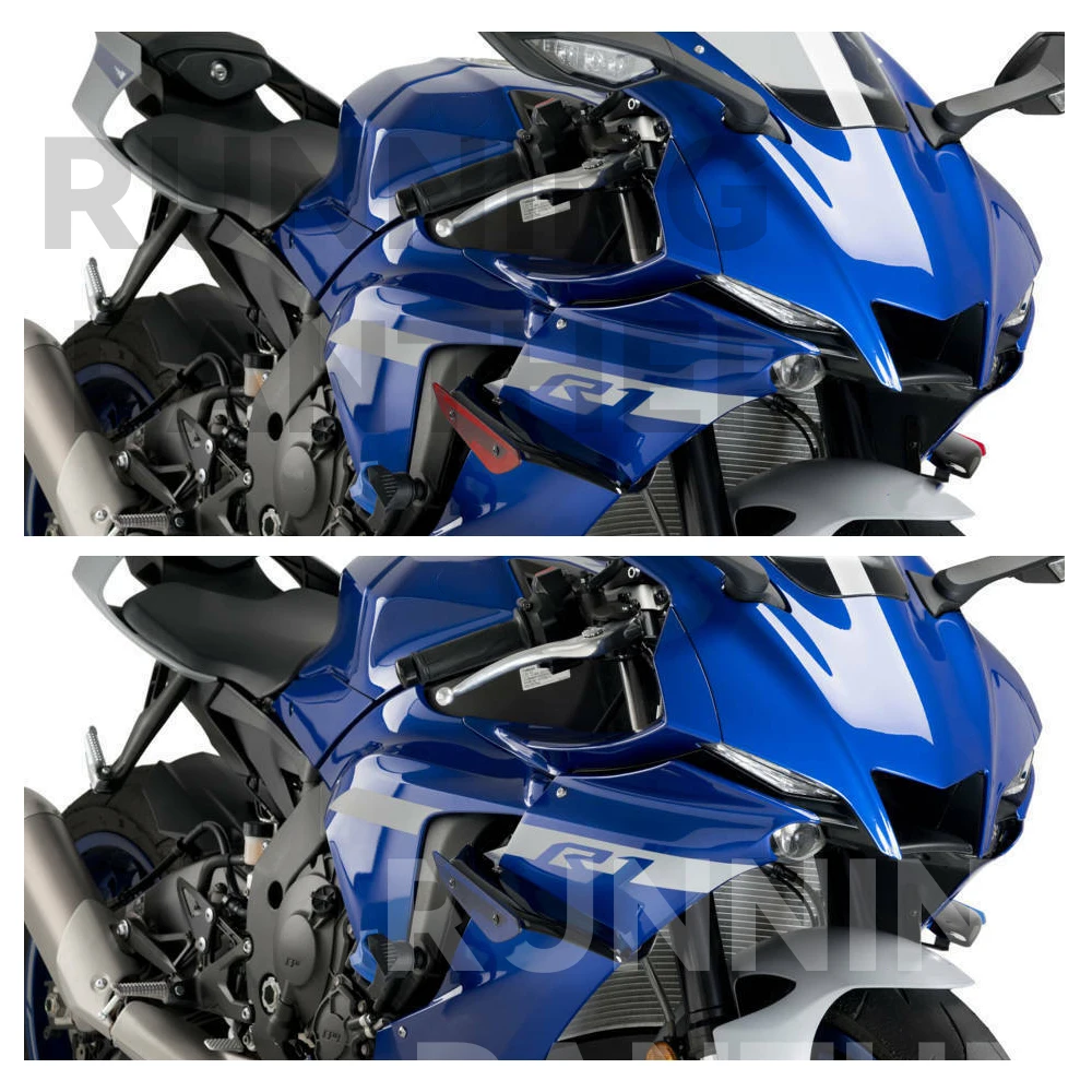 Motociklu Aptecētājs Daļas Aerodinamisko Spārnu Komplekts ar Fiksētu Winglet Aptecētājs Ārējie Par YAMAHA YZF-R1 YZF R1 2015-2021 . ' - ' . 3