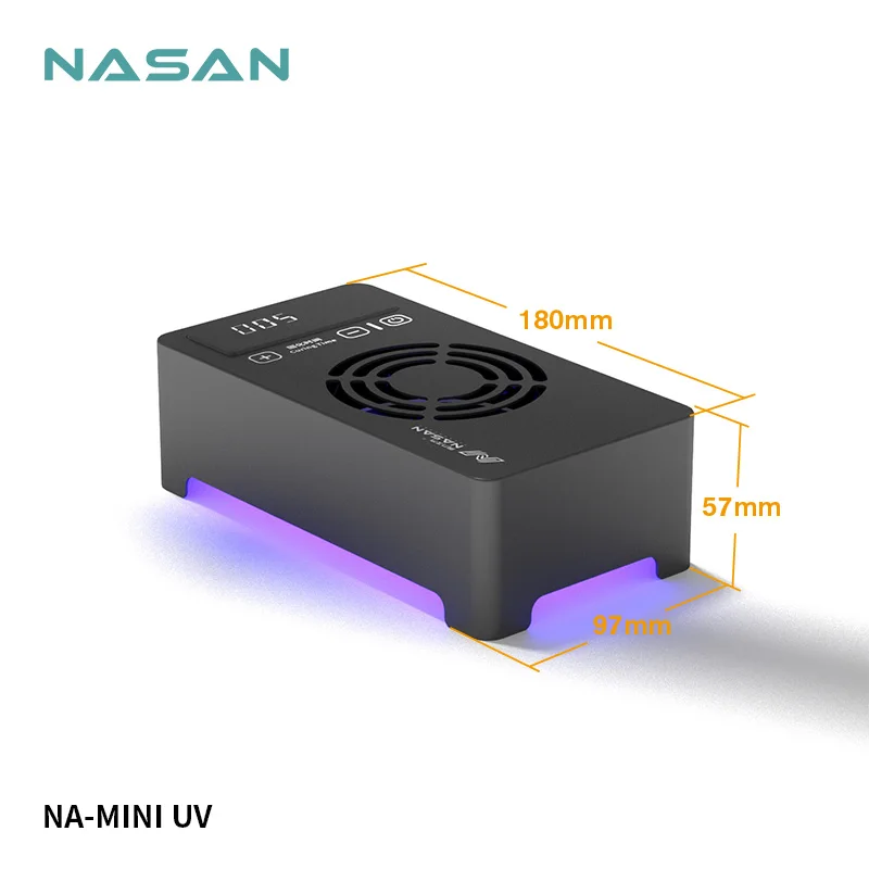 NASAN NA-MINI UV Konservēšanas Lampas Mini Mobilo Telefonu LCD Ekrāns Remonta Rīku Portatīvo Galvenais Kuģa tehniskās Apkopes Zaļā Eļļa Konservēšanas Gaismas . ' - ' . 2