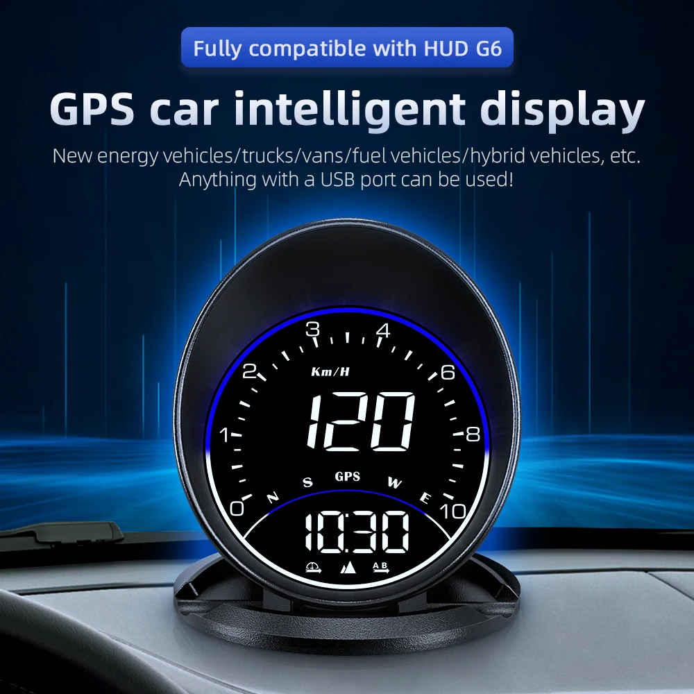 NAZE G6 GPS HUD ātruma pārsniegšanu Signalizācija / Nogurums Braukšanas Atgādinājums Head Up Displejs Auto Aksesuāri Saderīgs Visām Transportlīdzekļu . ' - ' . 2