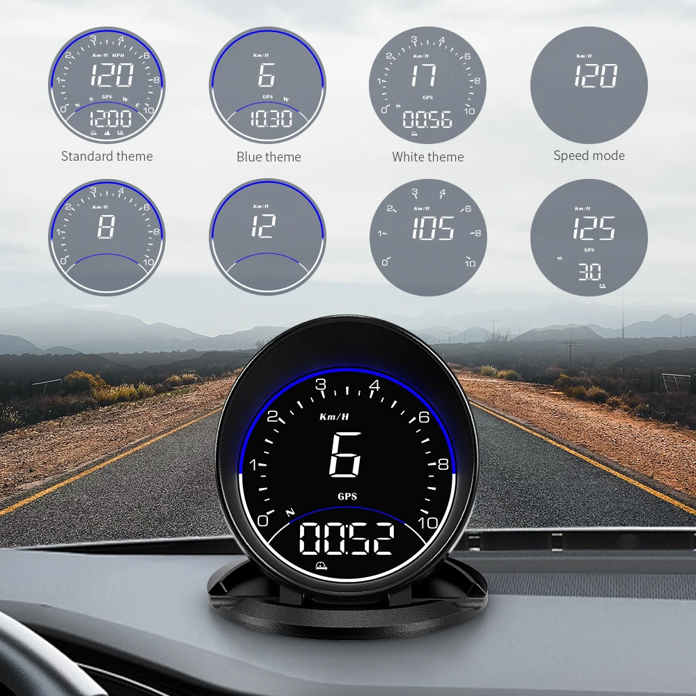 NAZE G6 GPS HUD ātruma pārsniegšanu Signalizācija / Nogurums Braukšanas Atgādinājums Head Up Displejs Auto Aksesuāri Saderīgs Visām Transportlīdzekļu . ' - ' . 4