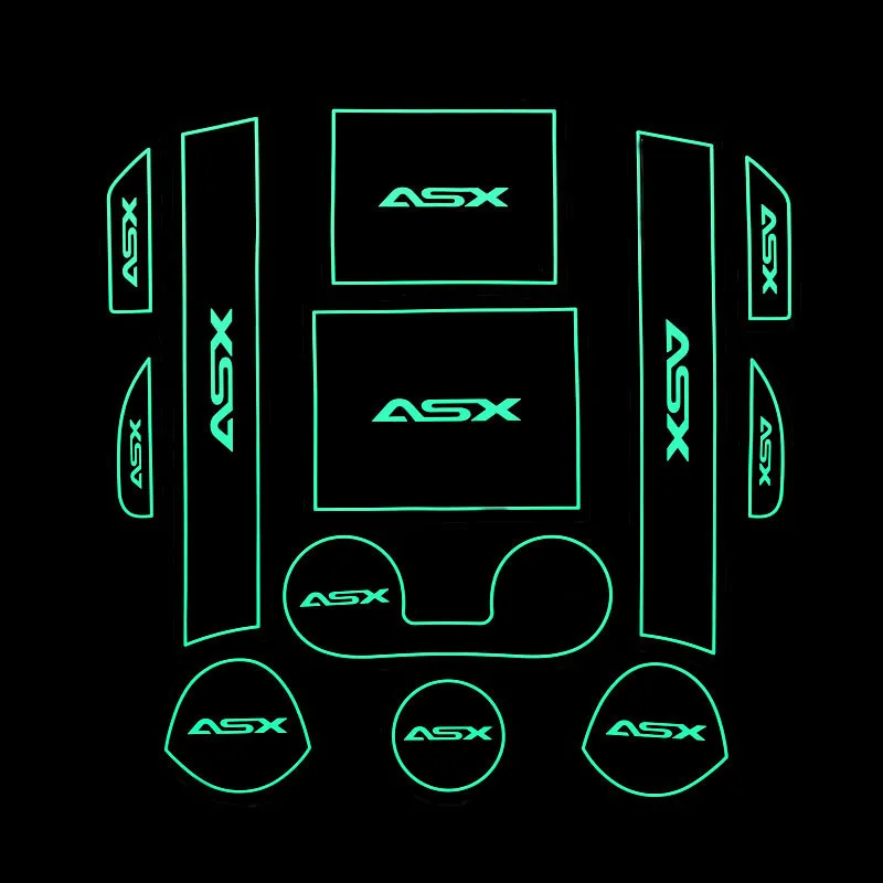 Par Mitsubishi ASX 2013. - 2016. gadam Durvju Spraugas Pad Automašīnu Anti Slīdēšanas Paklājiņi 3D Gumijas Paklājiņš Kausa Spilvenu Putekļu mat Vārtiem Spēļu Paklājiņš Auto Piederumi . ' - ' . 1