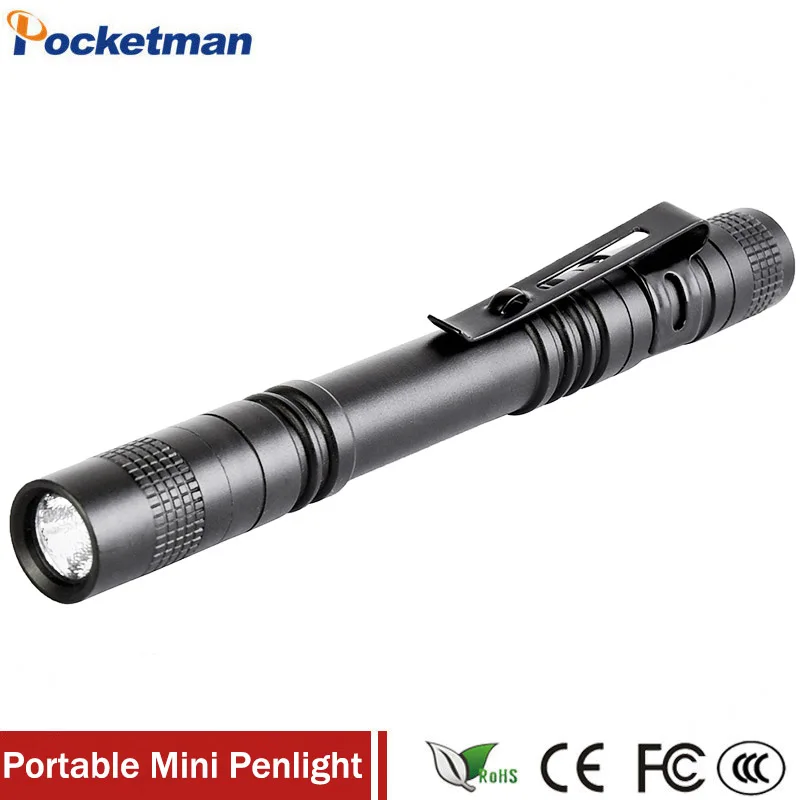 Pocketman Spēcīgs Mini Lukturītis LED Spilgti Mini Penlight Klipu Kabatas Lukturis Gaismas Portatīvie Lukturīti Lāpu Izmantot AAA Bttery . ' - ' . 0
