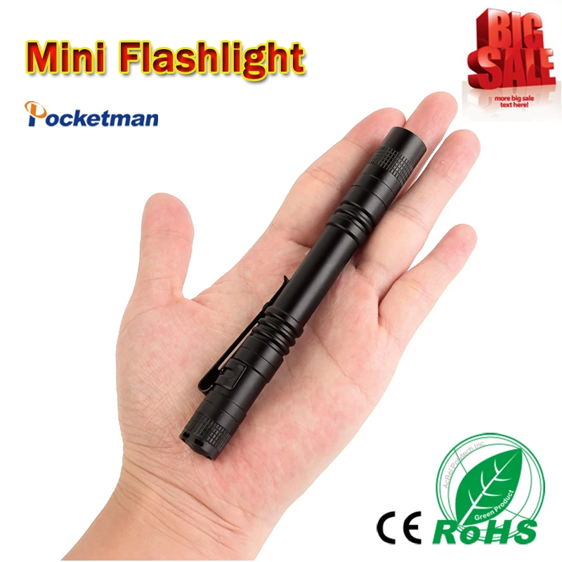 Pocketman Spēcīgs Mini Lukturītis LED Spilgti Mini Penlight Klipu Kabatas Lukturis Gaismas Portatīvie Lukturīti Lāpu Izmantot AAA Bttery . ' - ' . 5