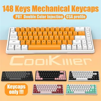 148 Taustiņi/Iestatīt Pielāgotu Mehāniskā Tastatūra Keycaps DIY PBT Keycap CSA Profilu Spēļu Tastatūras Taustiņu Caps par MX Slēdzis