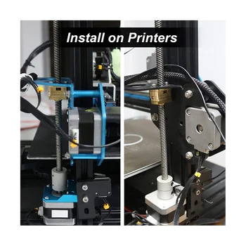 3D Printera Daļas Ass Savienotāju Dual T8 Svina Skrūvi Uzlabot Oldham Sakabes Komplekts Z-Ass BLV Ender3 Oldham Sakabes