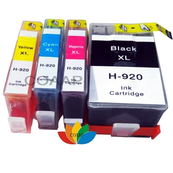 4 tintes HP920 920XL 920 saderīgs tintes kasetnes hp officejet 6000A 6000 6500 7000 6500A 7000A 7500 7500A pilna tintes printeri