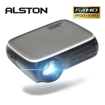 ALSTON M8S Bāzes Versija Full HD 1080P Projektoru 4K 7000 Lūmeni Kino Projektoru