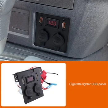 Auto piepīpētāja QC3.0 Ātrās Uzlādes Panelis Mitsubishi Pajero V97 V93 V87 Pajero USB piepīpētāja