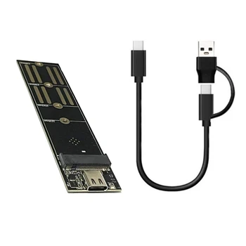 Cietvielu Diska Adapteri Kartes Portatīvie Stāvvadu Kartes USB3.1 M. 2 NVME SSD Stāvvadu Karte Pcie Protokola Veidu, C 10Gbps Caseless