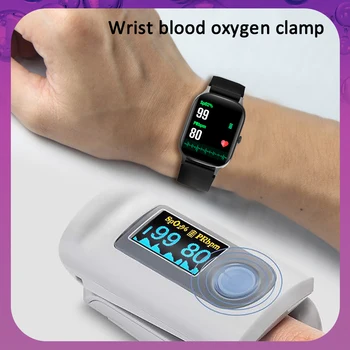 Cilvēks smart pulksteņi ar pielāgošanas skalu, sirdsdarbība un asins skābekļa spiediena, temperatūras kontroles ms smart skatīties sporta