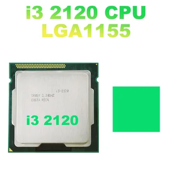 Core I3 2120 PROCESORU, LGA1155 Procesors+Thermal Pad 3 mb lielu 65W Dual Core CPU Desktop, lai B75 USB Ieguves Mātesplati