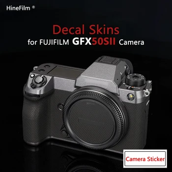 Fuji GFX50SII Kamera Uzlīme Premium Decal Ādas FujiFilm GFX50 SII Kamera Aizsardzības Ādas Aizsargs Anti-scratch Segtu Filmu