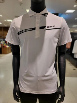 Golfa īsām piedurknēm vīriešiem ātri sausas 2023 vasaras jauni GOLFA gludināšanas t-krekls, POLO krekls, krekls