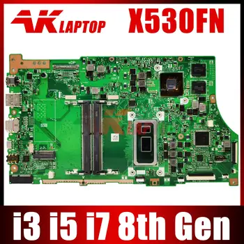 Grāmatiņa X530FN Portatīvo datoru Mātesplati Par ASUS X530FA X530F S530F S5300F Mainboard Ar CPU I3 I5 I7 MX150/UMA GALVENĀ VALDE
