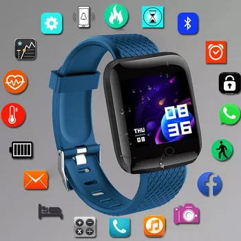 HD Digital Smart Sporta Skatīties Mens Watch Led Elektroniskais Pulkstenis Sievietēm Bluetooth Vīriešu Fitnesa Ziņu sirdsdarbība Ķermeni Miega Mazulis
