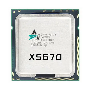 Izmantot Xeon X5670 2.933 GHz Sešu Kodolu Divpadsmit-Diegi CPU Procesors 12M 95W LGA 1366