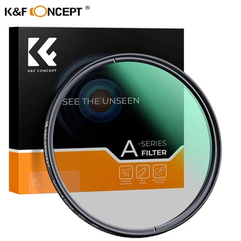 K&F Koncepcija-Slim Sērijas CPL Filtrs Cirkulāro Polarizatoru Filtrs 24 Slāni Nanometru Pārklājums Kameras Objektīvs 37/49/58/67/72/77/82mm