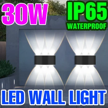LED Iekštelpu Sienu Gaismas, Ārējās Sconce IP65 Waterproof Āra Apgaismojums Mājas Dzīvojamā Istaba Dekori, Guļamistabas Skapji LED Sienas Lampa