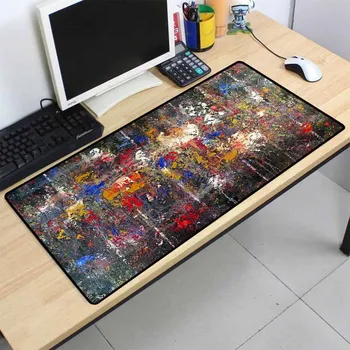 Mairuige Liela Pele Spilventiņu Daudzkrāsains Eļļas Glezna Modelis, Datora Peles Paliktnis Piezīmju Office Spēļu Piederumi Peles Paliktņa Galdi
