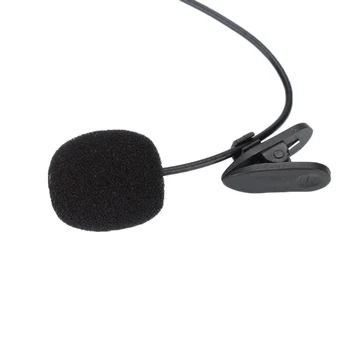 Mikrofona 3,5 mm Mini Studijas Runas Mic (Mikrofons Clip-on Atloks Lavalier Mikrofons IPhone Viedtālruņa Ieraksta Jaunu PC