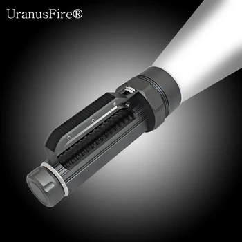 Niršanas Lukturīti Ūdensizturīgs Lāpu Gaismas 4x XM-L2 Uzlādējams LED Zemūdens Lanterna + 26650 Akumulators + AC Lādētājs