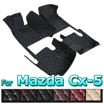 Paklāji Priekš Mazda CX-5 cx5 MK2 2022 2023 2021 2019 2020 2018 2017 Automašīnas Grīdas Paklāji Interjers Pasūtījuma Detaļas Paklāju Ūdensizturīgs Attiecas