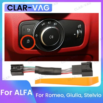 Par Alfa Romeo Giulia Stelvio Auto Stop Start Motora Aizsardzības Ierīci Atslēgt Canceller Plug Lukturu Maiņa, Auto Smart Kabelis