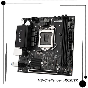 Par MAXSUN Desktop Mātesplatē LGA1200 H510 DDR4 Atbalsta 11. Paaudzes Intel Core i5-11400 Ideāls Testa MS-Challenger H510ITX
