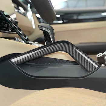 Par Porsche Cayenne, 2011 2012 - 2017 ABS Oglekļa Šķiedras Centrā Balsts Rokturi / Durvju Rokturi Panelis Grab Pull seguma Apdares