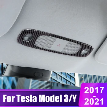 Par Tesla Model3 Modelis 3 Y 2020 2021 2022 2023 Priekšā, Aizmugurē Lasīšanas Gaismas Ragu Skaļrunis Apdares Vāka Aizsargs Uzlīmes Aksesuāri