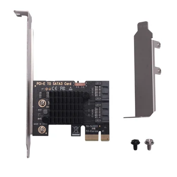 PCIe, lai SATA 3.0 6G SSD Adapteri PCI-E, PCI Express X1 Kontrolieris Paplašināšanas Karti Stāvvadu Pievienot uz Kartes Ieguves Karte