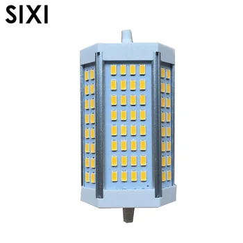 R7S LED 118mm 30W spuldzes aptumšojami R7S led gaismas 118mm NAV Ventilatoru SMD5730 R7S led lampa J118 R7S AC85-265V aizvietot halogēna lampas