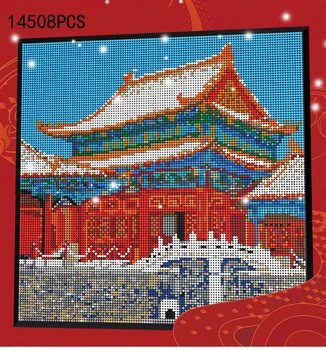 radošā Imperial Palace pasaules Slaveno arhitektūras km celtniecības bloku Pikseļu mākslu, glezniecību, ķieģeļu apkopot rotaļlietu kolekcija