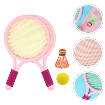 Raketes Badmintona Komplekts Driblēt Bērniem Profesionālo Bērniem Plastmasas Toddler