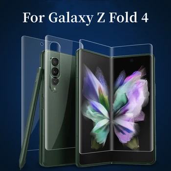 Samsung Galaxy Z 4 Reizes Fold4 5G Screen Protector Anti-scratch Hidrogelu Filmu Z Fold4 Ārpus Iekšā Plēves Aizsardzības Uzlīme
