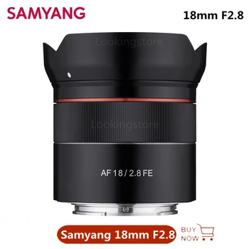 Samyang 18mm F2.8 Pilna Kadra Platleņķa Objektīvs Sony FE Kameras Auto Fokusa Objektīvu, Lai A7 A7RIII A7R4 A7M3 A7S3