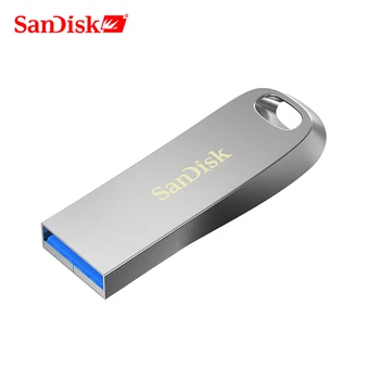 SanDisk USB3.1 Zibatmiņa 32GB Pendrive 64GB Flash Memory Stick 128GB U Diska 256 GB Metāla 150MB/s CZ74 Klēpjdatoru/Tablete/Auto/GAB