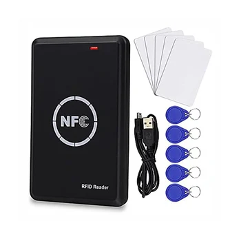 Smart Piekļuves Kontroles Kartes Kopētājs, RFID Reader Writer, 125KHz Kartes Aparāts, 13.56 MHz Šifrētu atmiņas Karti Dekoderi, NFC Tagu