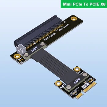 VDA-Link Mini PCIe (minicard) Uz PCI Express X8 pagarinātāja Vads Extender Adapteris pagarinātāja Vads